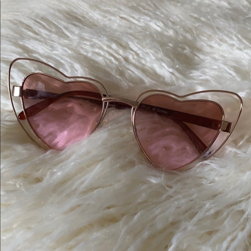 Heart shaped sunglasses
